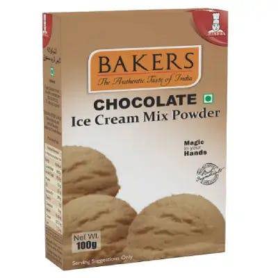 BAKERS ICE CREAM MIX POWDER CHOCLATE  100g