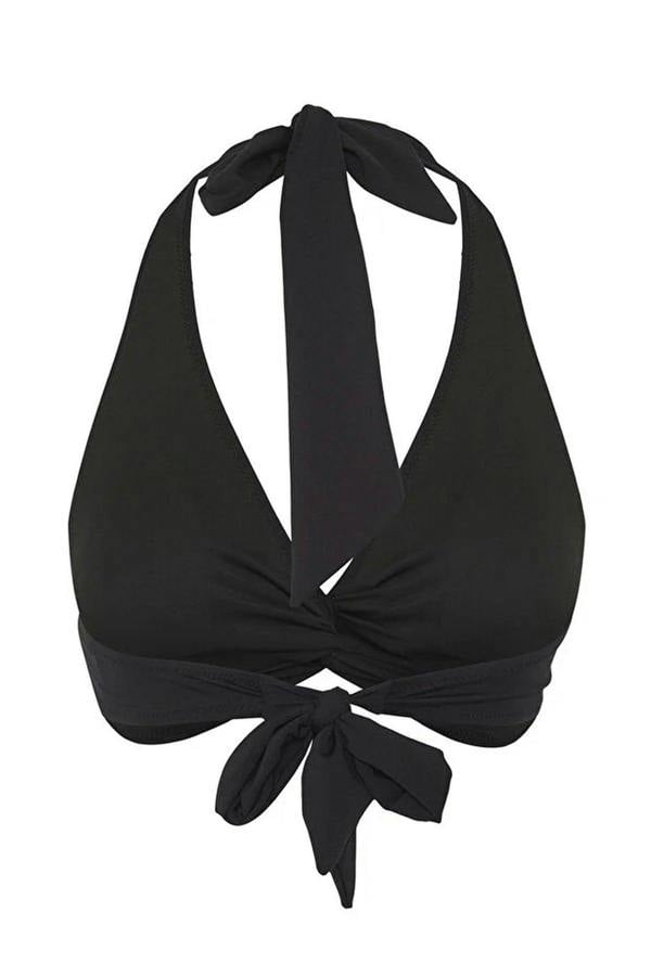 WOVCOR Ruched Triangle Covered Bikini Top