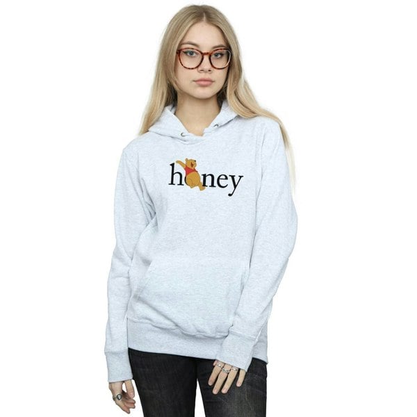 Disney Womens/Ladies Winnie The Pooh Honey Hoodie - Sports Grey