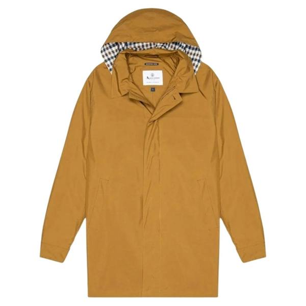 Aquascutum Active Active Packable Trench Rust Orange Jacket L
