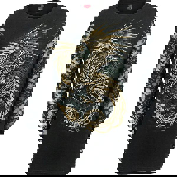 CELTIC DRAGON - Rose Lace Sleeve Top