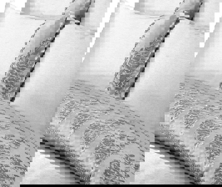 HomeSpace Direct Amara Silver Duvet Cover Set