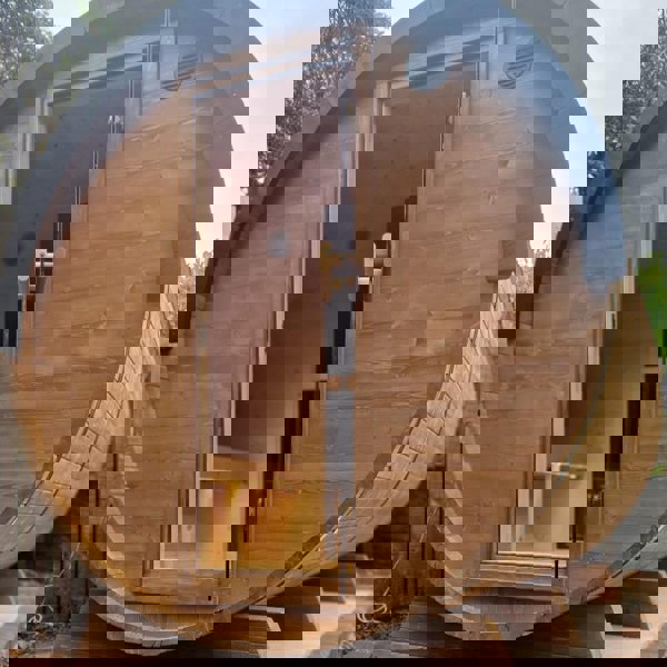 Barrel sauna, October 6, 2024