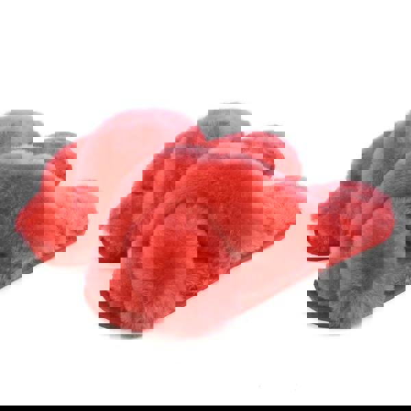 Eastern Counties Leather Womens Delilah Sheepskin Slippers - Watermelon