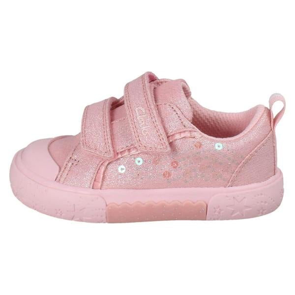 Clarks Girls Clarks Canvas Foxing Gleam