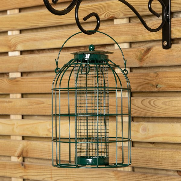 Samuel Alexander Pack of 5 Wild Bird Hanging Nut Feeder with Squirrel Guard