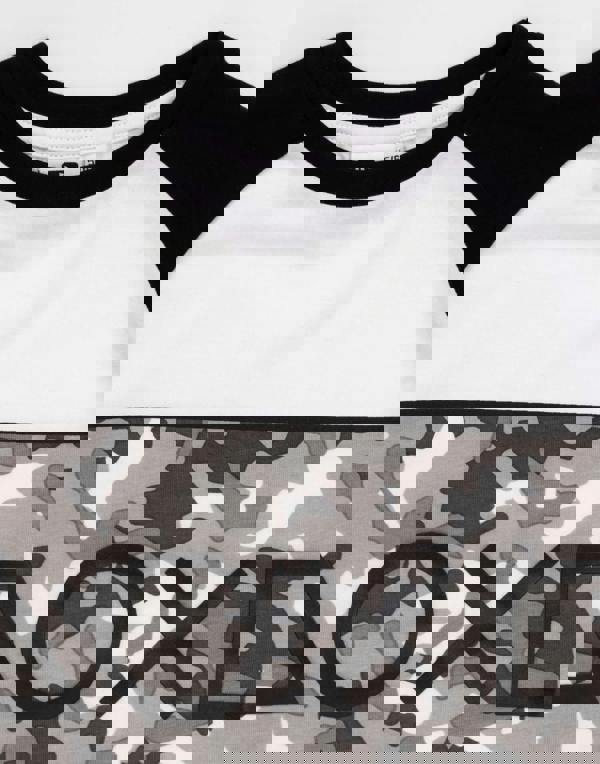 PlayStation Boys Grey Camo Logo Print Short Sleeve Short Leg Pyjama Set