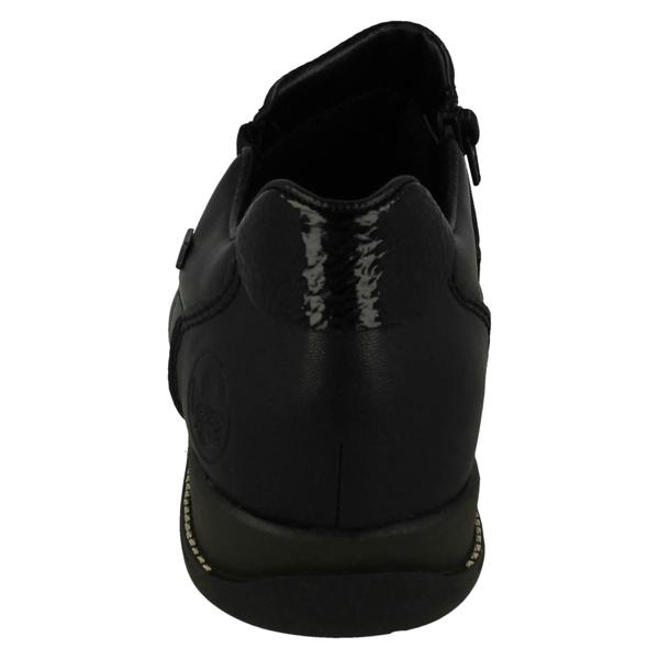 Rieker Ladies Rieker Zip Fastening Full Shoe 44277
