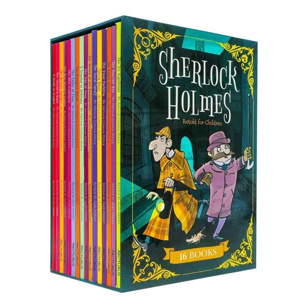 The Sherlock Holmes Retold for Children Collection 16 Books Box Set Retold By Alex Woolf