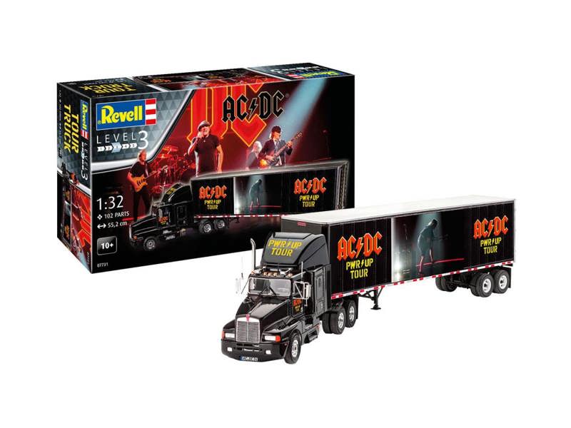 Revell AC/DC Tour Truck 'PWR UP Tour' Model Kit (1:32 Scale)