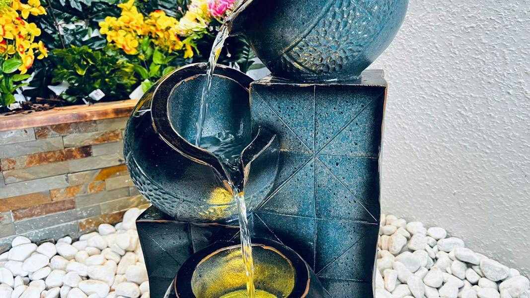 Tranquillity Water Features Teal Tranquil Pour Traditional Water Feature