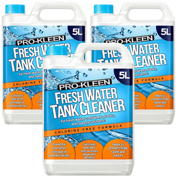 ProKleen Pro-Kleen Fresh Water Tank Cleaner 15L - Sanitises, Descales, Removes Algae & Bacteria - Prevents Stale Taste & Odours