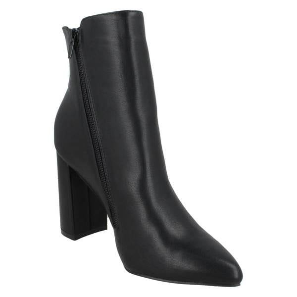 Spot On Ladies Spot On Zip Up Ankle Boots F51140