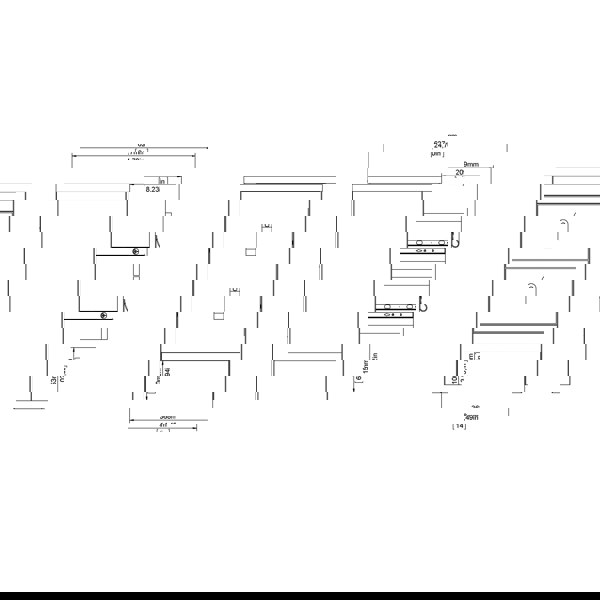 Furniture To Go Madrid Bedside Table 2 drawers in White