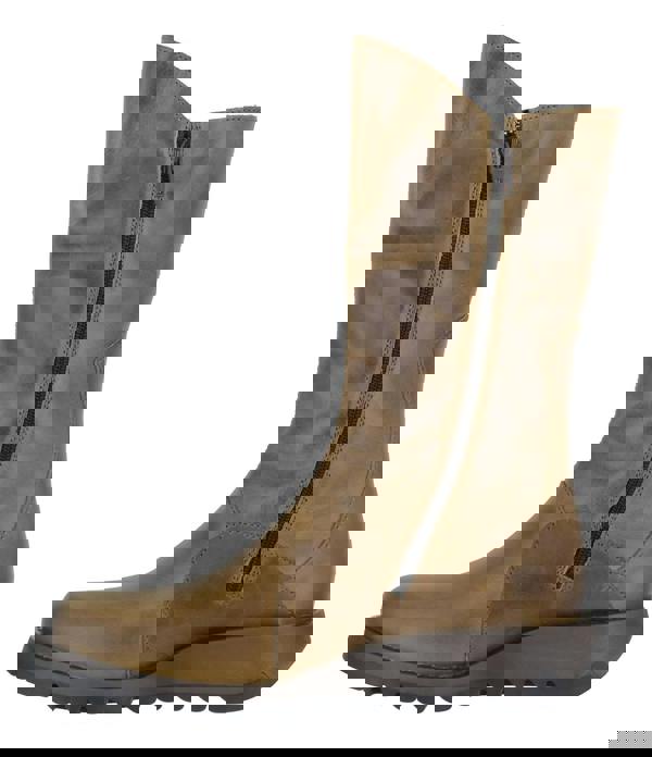 Fly London Mes 2 Womens Wedge Heel Leather Buckle Mid-Calf Boots