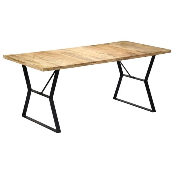 Berkfield Dining Table 180x90x76 cm Solid Mango Wood