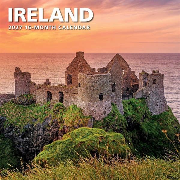 Ireland Calendar 2027, Wall Calendars, Month To View, Travel, Gift