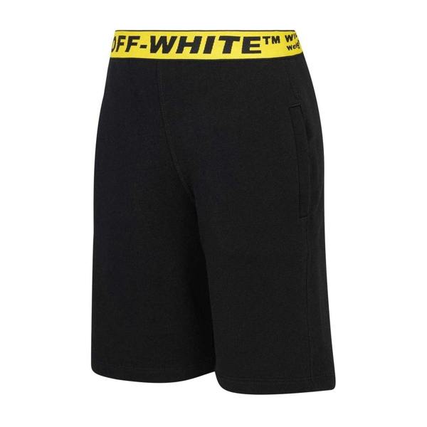 Off White Boys Industrial Shorts - Black - 