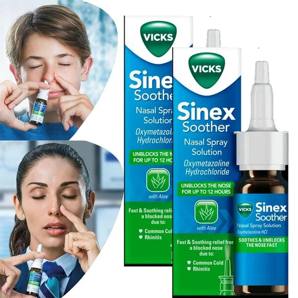 Vicks Sinex Soother Decongestant Nasal Spray, 15ml