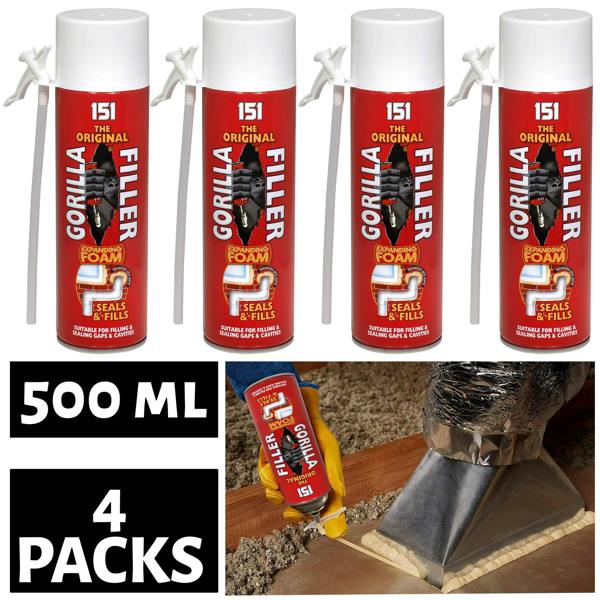 151 4X Gorilla Filler 500ml