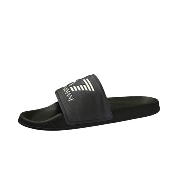 Emporio Armani EA7 EA7 Emporio Armani Visibility Logo Slides Black/Black/Camo Print