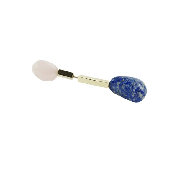 Elie Saab singular cantilever earring with quartz detailing