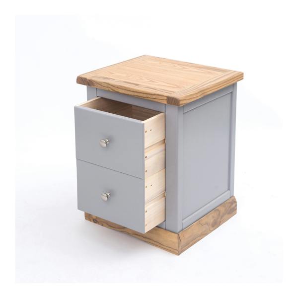 Cabinet Bits Biccari 2 Drawer Bedside Table