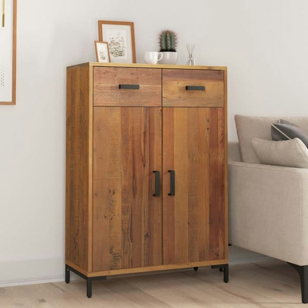 Berkfield Shoe Rack 75x40x110 cm Solid Pinewood