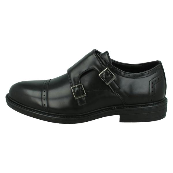 Thomas Blunt Mens Thomas Blunt Dual Buckle Strap Brogue Shoes A1131