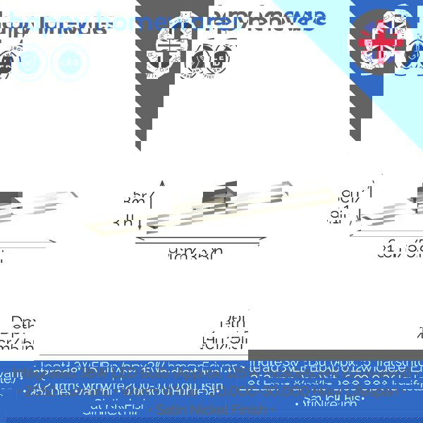 Modern LED Strip Ceiling Light Fitting in Brushed Nickel Perfect for Kitchens Image 4