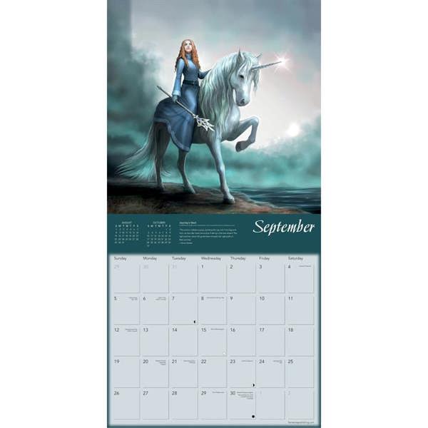 Anne Stokes, Unicorns Calendar 2027, Wall Calendars, Month To View, Art, Gift