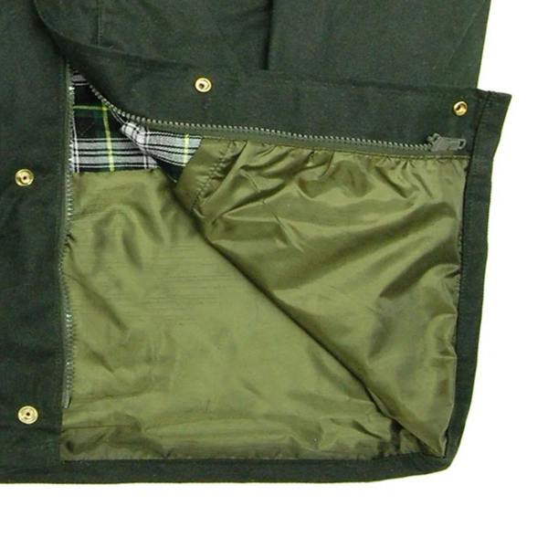 Anti-wicking nylon drip strip on the Game Childrens wax jacket