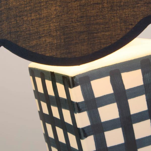 Lighting Collection Gingham Table Lamp