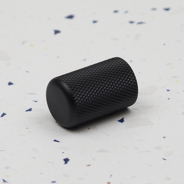 Handle & Home Matt Black Knurled Knob