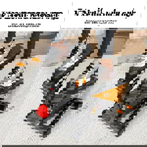 Centra Mini Stepper Adjustable Resistance Rope Aerobic Step Trainer Fitness