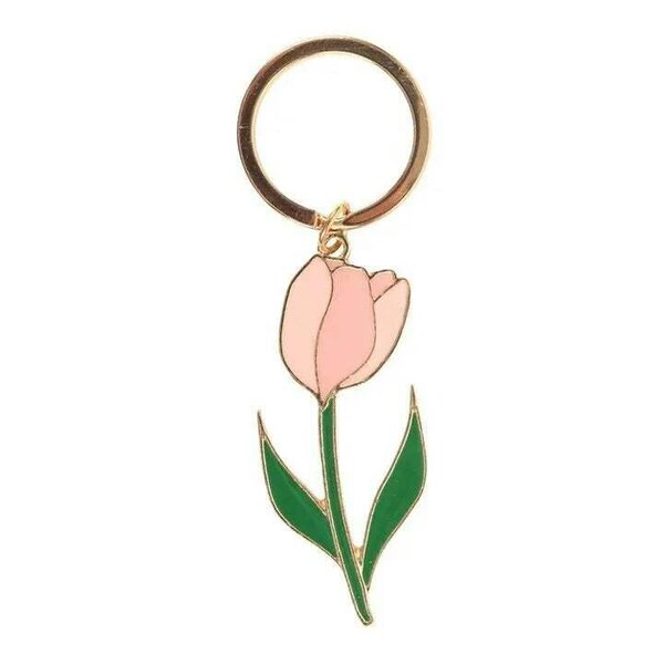Bobobiy Pink Tulip Keyring