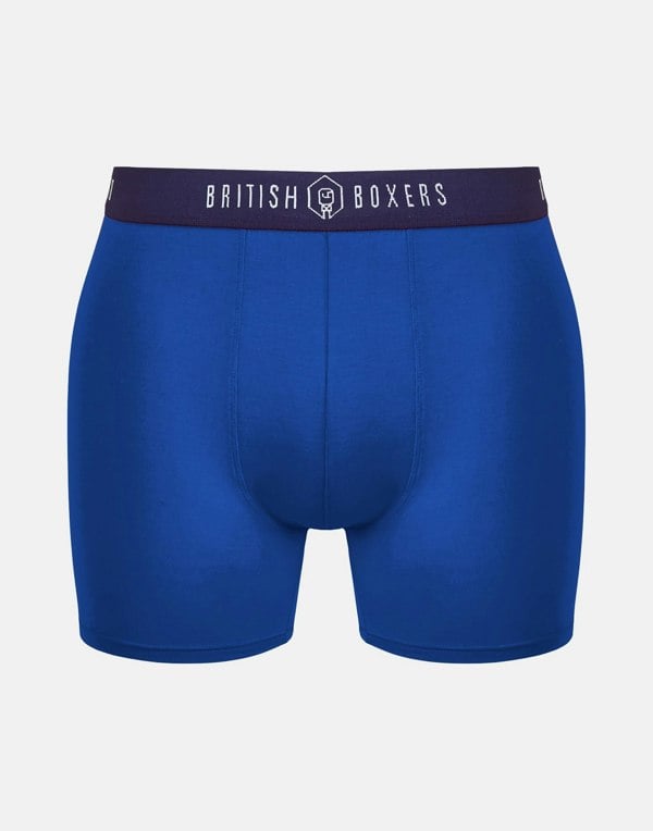 British Boxers Multipack! 4 Pairs of Men's Bamboo Stretch Trunks – Skyline