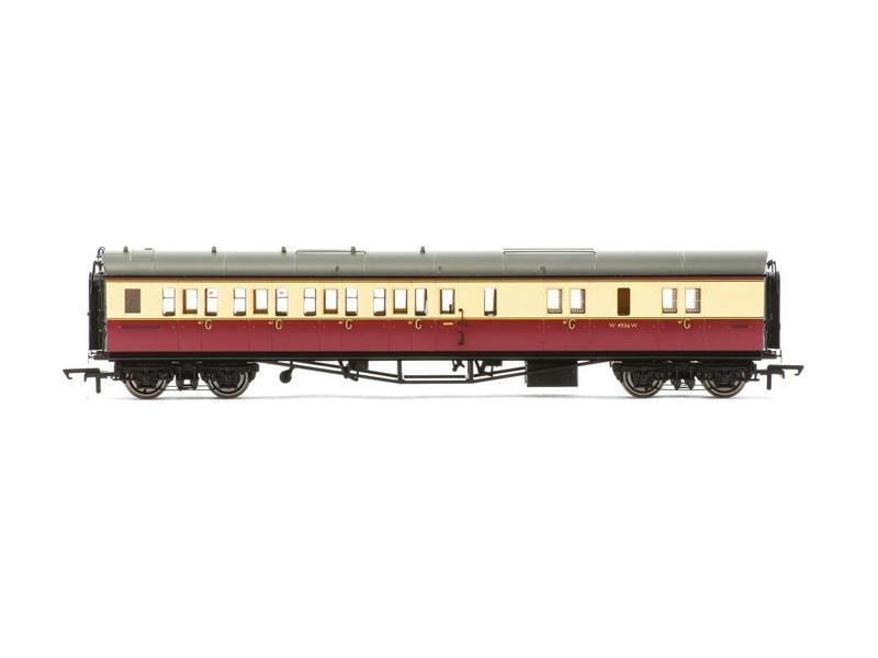 Hornby Collet Corridor Brake 3rd LH Coach BR Crimson/Cream W4936W