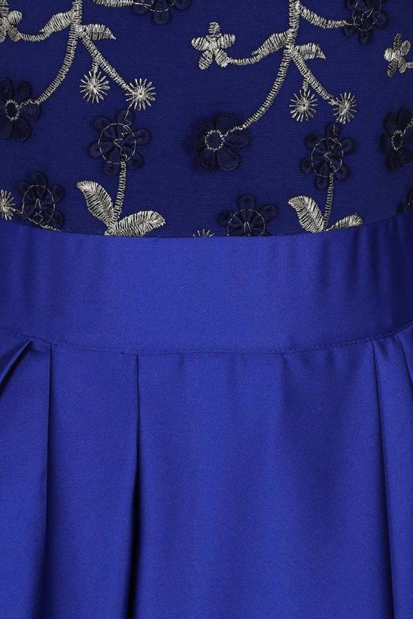 HotSquash V Neck Maxi Dress with Silky High Low Skirt
