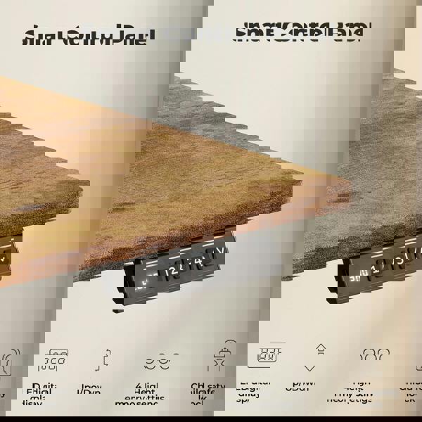 Levede Electric Standing Desk Height Adjustable with Memory Control Rustic Brown