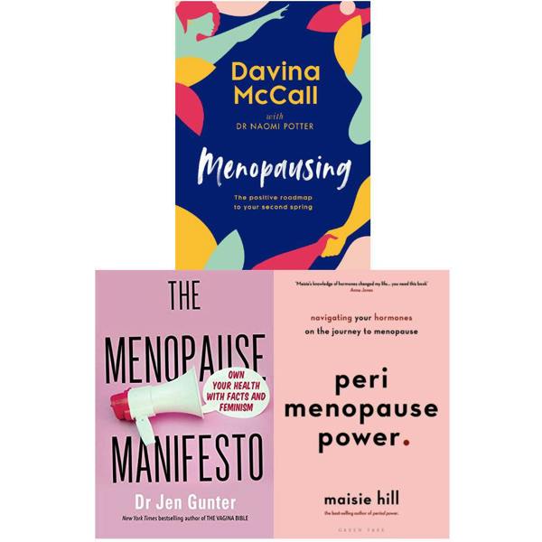 Menopausing, Peri Menopause Power, The Menopause Manifesto 3 Books Collection Set