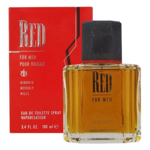 Giorgio Beverly Hills Red For Men 100ml Eau De Toilette EDT Spray For Him