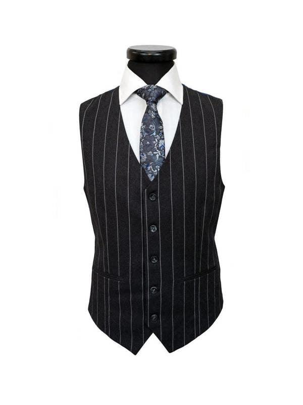 Charcoal Stripe 3-Piece Suit
