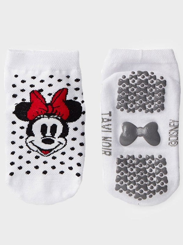 Tavi Disney Kids Grip 2 Pack Socks - Minnie