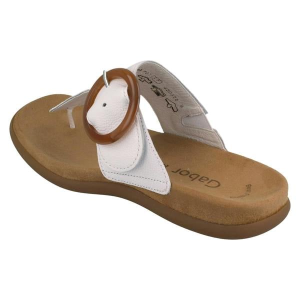 Gabor Ladies Gabor Toe Post Sandals With Buckle Detail 63.701