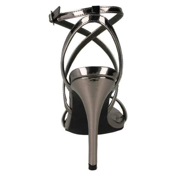 Anne Michelle Ladies Anne Michelle High Heel Metallic Sandals