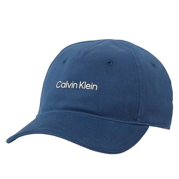 Calvin Klein Unisex Adult Logo Twill Cap - Blue