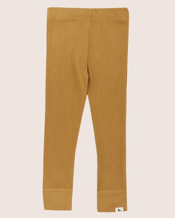 Yellow Rib Leggings - image 2