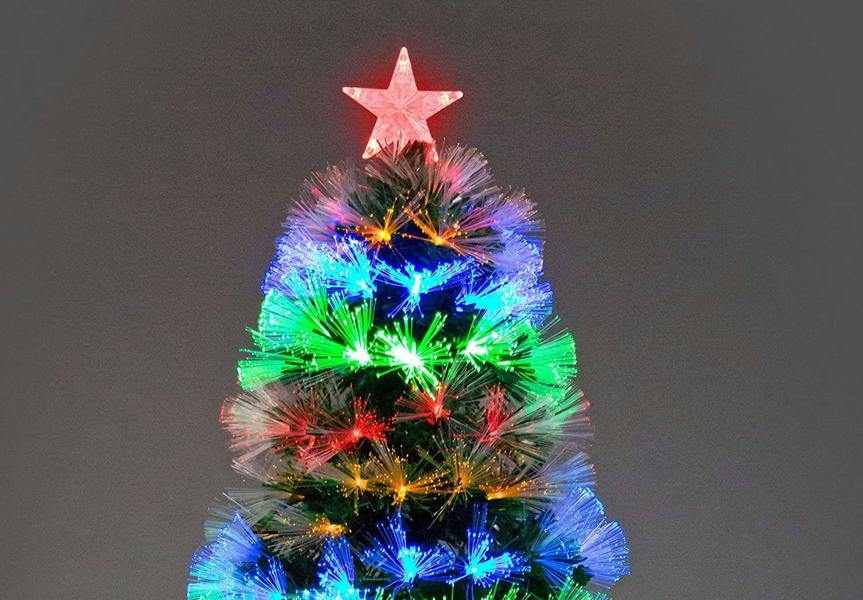 2ft to 7ft LED Fibre Optic Christmas Tree with Remote Control, Light Modes and Timer image 4