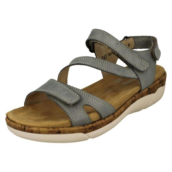 Remonte Ladies Remonte Strappy Wedge Heeled Sandals R6850
